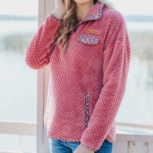 Simply southern pull over fuzzy sweatshirt Simply Southern Super Soft Pullover​​